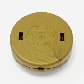 Foot Pedal Switch Gold 65x30 250 V/2 A Round Cable Foot Switch for Floor and Table Lamp Cable Switch