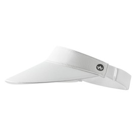 WANDER Running Sun Visor Hats Wide Brim UV Protection Sports Golf Tennis Elastic Band Mesh Cap for Women Men(White)