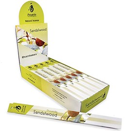 Shoyeido's Sandalwood Incense - 1 Pack of 10 Bundles, 35 Sticks per Bundle