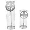 2PCS BBQ Net Tube Stainless Steel Barbecue Grill Basket Rolling