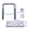 4 Pack Leaf Spring Clamp Kit Fits Leaf Springs Up