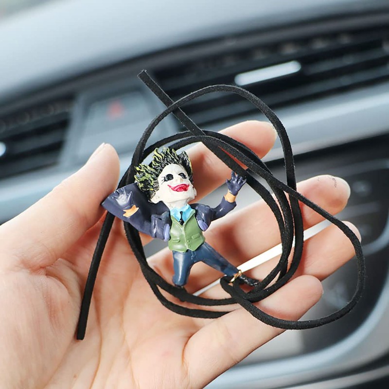AMIORO Clown Car Pendant Interior Rearview Mirrors Charms Hanging Ornament