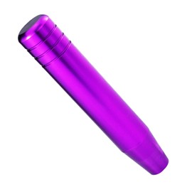 Temzzer 7" Long Car Shift Handle Knob Heavy Alloy Transmission Gear Shifter Lever Knob for Most Manual Automotive Vehicles (Purple)