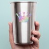 Decal Stickers of King Crown Shape (Hologram) (Set of 2)