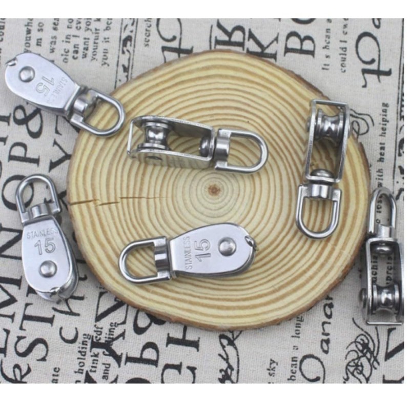 Stainless Steel Wire Rope Crane Pulley Block M15 Lifting Crane