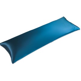 LIFCOM Satin Pillowcase for Hair and Skin,Body Teal 20x54 Inches Set of 1，Similar to Silk,Silky Feel Satin Pillow Cover 1 Pack with Envelope Closure(20"×54", Teal)
