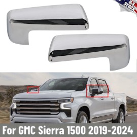 Dhnewpart Rearview Mirror Cover Caps For Chevy Silverado for GMC Sierra 1500 2019-2024 DP