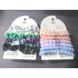 Conair By Scunci Wicked Set of Hair Ties with Charm 6-8 Count - Lot of 2