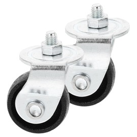 VORCOOL 2pcs Hydraulic Jack Accessories Pallet Jack Wheel Caster Wheel 2 Ton Floor Jack Wheel Dual Pump Jack Parts Floor Jack Repair Car Supplies Steel Silver