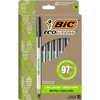 BIC® Revolution Round Stic Pens, Medium Point, 1.0 mm, 74%