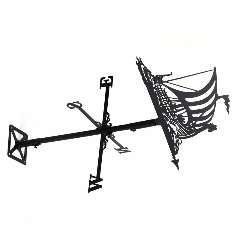 Stainless Steel Weather Vane Retro Farm Scene Garden Stake Weathervane