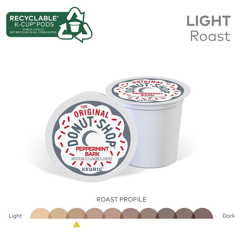 The Original Donut Shop Peppermint Bark Keurig Single-Serve K-Cup Pods,