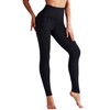 NELEUS 3 Pack Tummy Control High Waist Running Workout Leggings,9017,Black,Grey,Red,US
