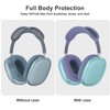 Silicone Case Cover for AirPods Max Headphones, Clear Soft TPU