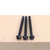 #14 x 2 (40 pcs) Black Hex Washer Head Self