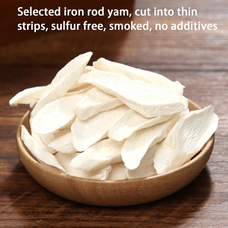 Dried Yam 10.6oz/300g(150g*2) Dried Iron Stick Yam Large Slices of