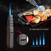 SAMNIU FireSaber Kitchen Solar Torch Butane Lighter, with safety lock,