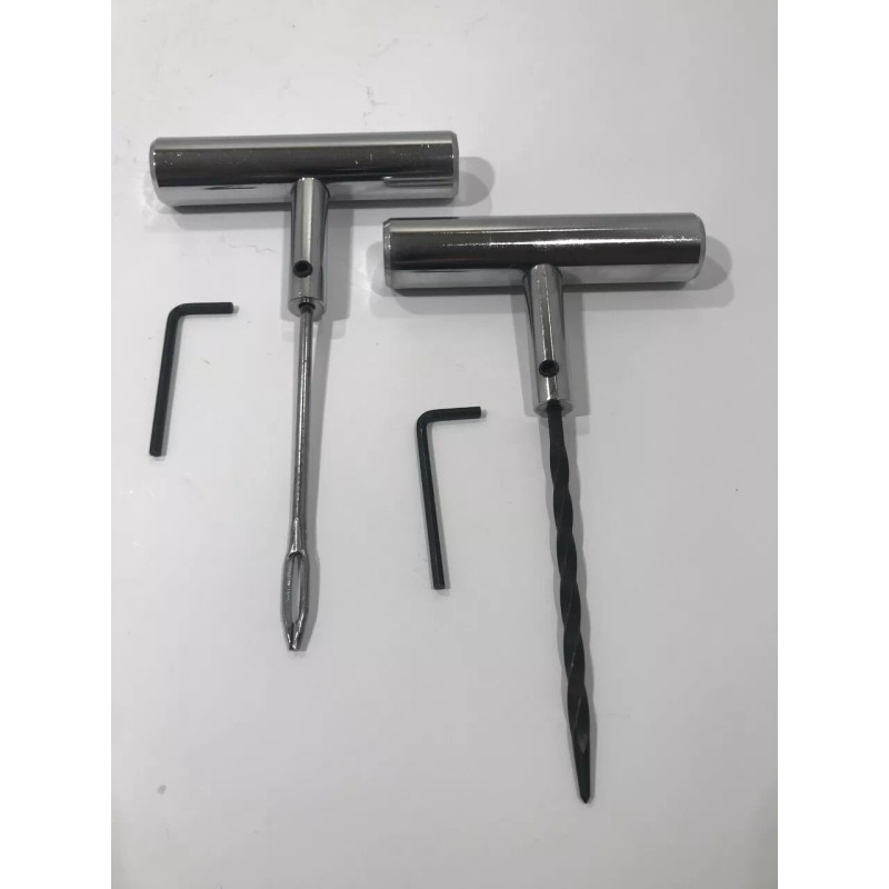 WHITE KNIGHT Solid T-Handle Tire Plug Insert Repair Tool Set