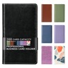 DMFLY Leather Professional Business Card Holder Organizer Book - 300