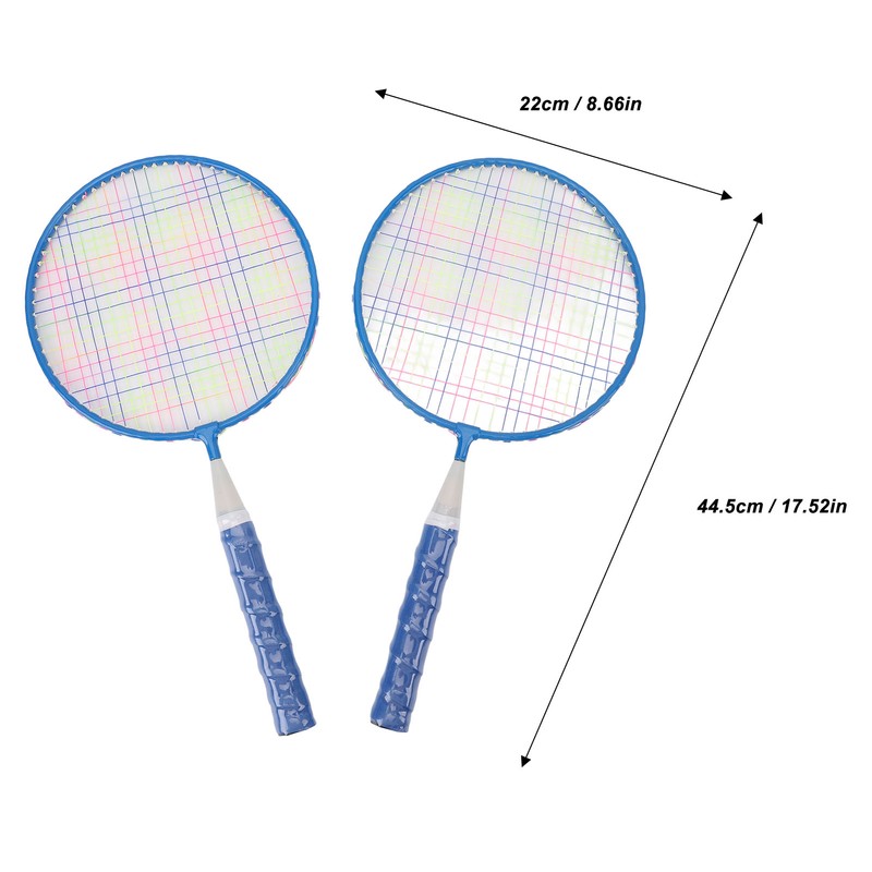 Kids Badminton Racket Set Lightweight Easy Grip Badminton Racquets for