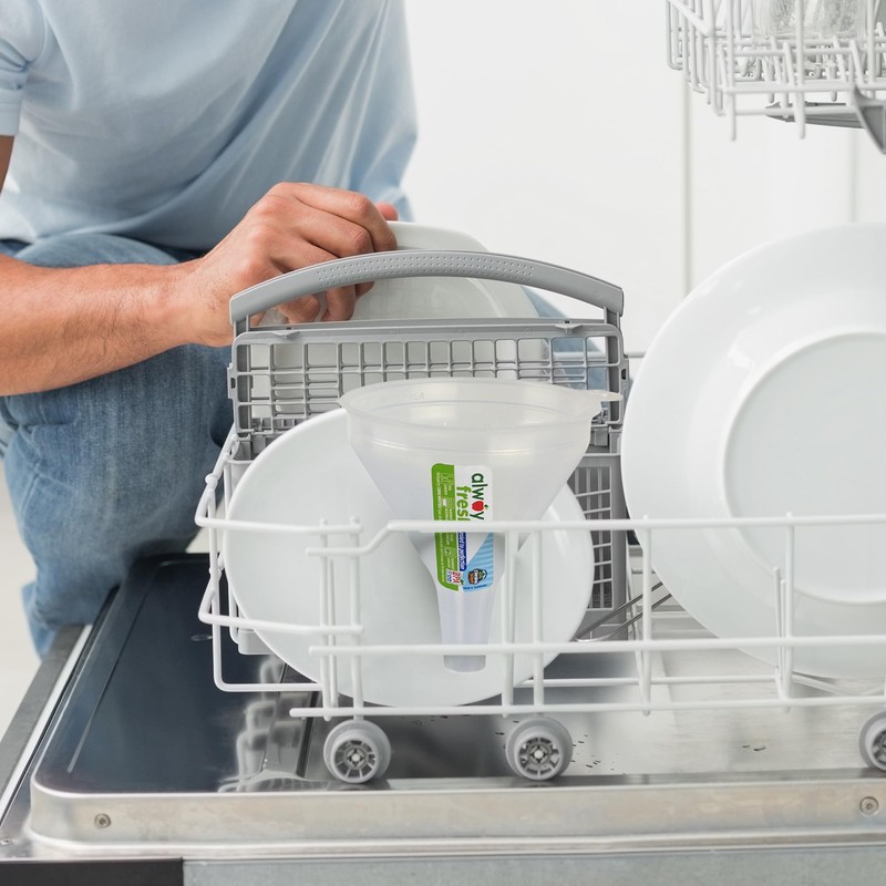 COMPAC HOME 17442 Large Funnel-Natural-Clear-Food Storage, Portion Control, Dishwasher, Microwave