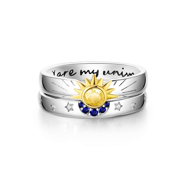 Mula Celestial Ring - 925 Silver and Platinum Plated Celestial