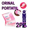 Veraly Orinal Portátil Bolsa Emergencia Adulto Estirable Viaje 2p