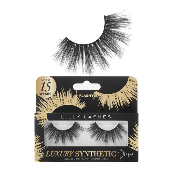 Lilly Lashes Luxury Synthetic DRAMA False Eyelashes - Full Length