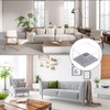 sourcing map Chair Leg Floor Protectors, 8Pcs Square PVC &