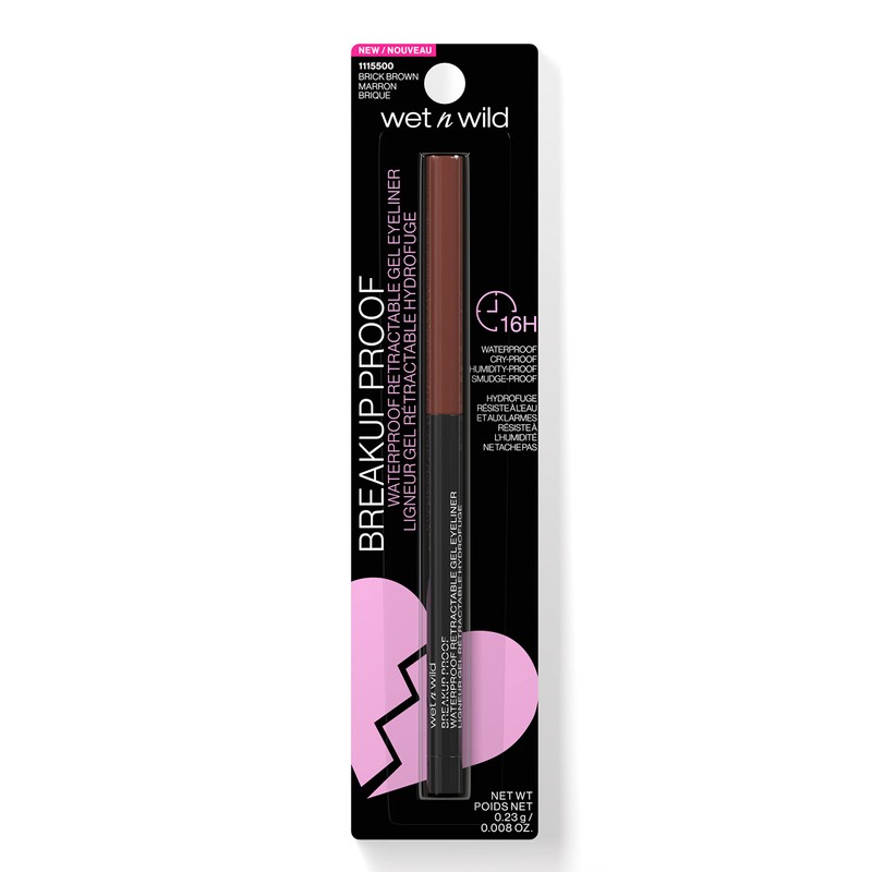 Wet n Wild Breakup Proof Waterproof Retractable Gel Eyeliner Brick