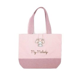 Hatayama Shoji Sanrio 34202581 Tote Bag, Corduroy My Melody [Body] Approx. H 14.2 x W 18.5 x D 5.5 inches (36 x 47 x 14 cm); Patch: Approx. H 3.9 x W 3.9 inches (10 x 10 cm)