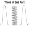 Pack of 6 Accessories Tension Springs, Tension Spring Springs, Stainless