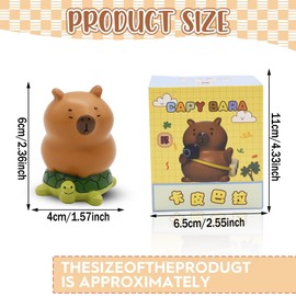 Blind Box Capibara Figures Capibara Random Collection Guess Blind Bag Surprise Box Collectible Art Toy, Birthday Party Gift for Children Christmas (Style C)