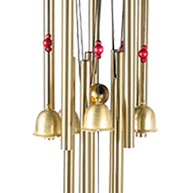 2PCS Memorial Wind Chimes with 10 Tubes Crisp Sound Creative