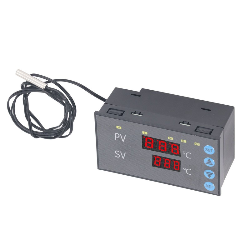 220VAC Embedded Temperature Controller ‑50‑120℃ High Accuracy Digital Thermostat Switch