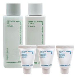 Innisfree Green Tea for Men 2 types (skin + lotion) + / 이니스프리 그린티 포맨 2종구성(스킨+로션)+