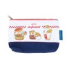 Sunstar Stationery S2333872 Mofusand Pouch, Flat Pouch, Hamburger Nyan