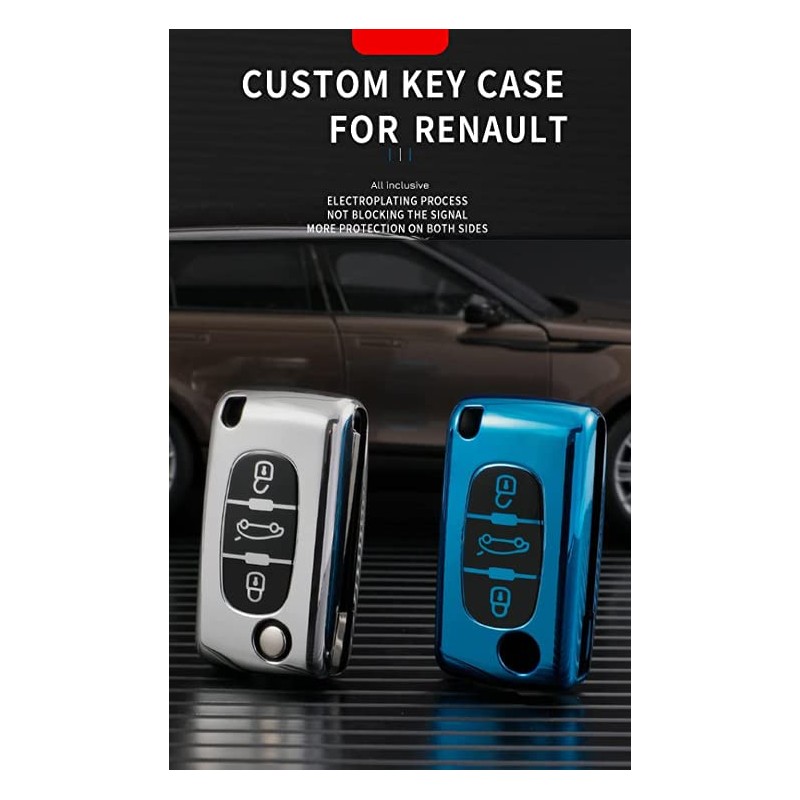 KUNIO Car Key Protective Case Fits Peugeot 207 307 407