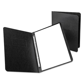 Oxford 12706 PressGuard Coated Report Cover, Prong Clip, Letter, 3-Inch Capacity, Black