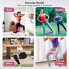 QYINXIU 5 Pcs Exercise Bands, Resistance Loop Exercise Bands, Exercise