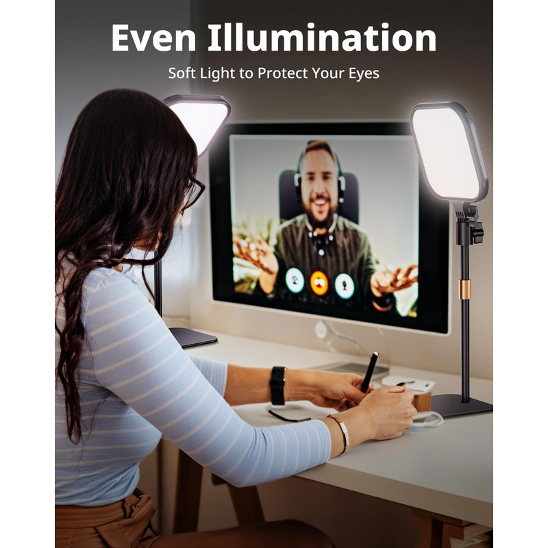 UBeesize Zoom Lighting for Computer, Video Conference Lighting for Video