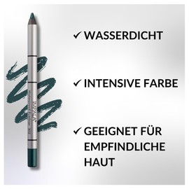 IMPALA | Wasserdichter cremiger Eyeliner Smaragdgrün 302 | Präziser Strich oder rauchiger Effekt | Dichte, cremige Textur, leicht aufzutragen | Intensive, lang anhaltende und wasserfeste Farbe