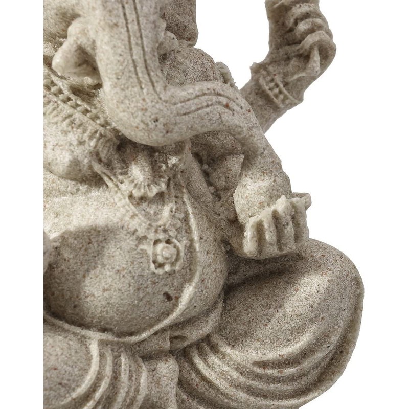 Larimuer Sandstone Ganesha Buddha Statue Hand Carved Sculpture Elephant Statue