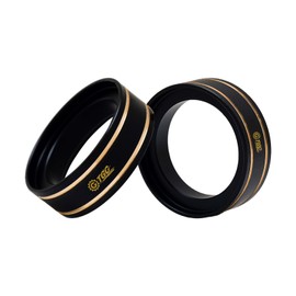 TGCWENG 1.0 Inch Electroplating Brass Internal Beadlock Ring 104g Heavy Wheel Weighted Clamp Ring Fits RC Wheel Rims Suit for TRX4M 1/18 RC Crawler Upgrade Parts (4PCS)