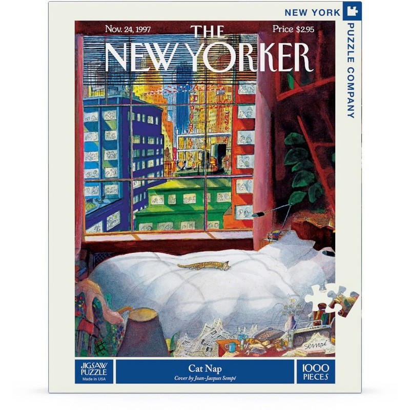New York Puzzle Company - New Yorker Cat Nap -