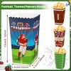 BOARDFEB 32 Pack Football Popcorn Boxes 4 Styles Popcorn Bags