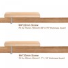 sourcing map Wood Pull Handles, 4.88" 5Pcs Wooden Drawer Unfinished