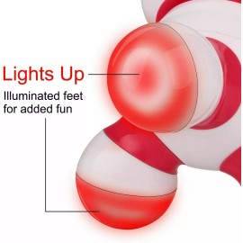 Cotsoco Handheld Massager Mini Portable Vibrating Body Massager with LED Light Battery