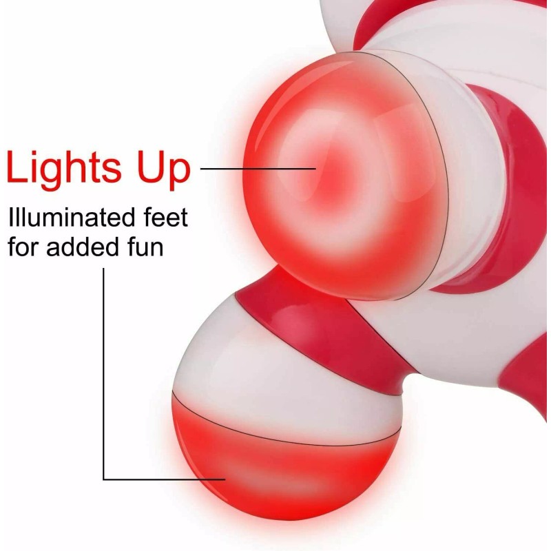 Cotsoco Handheld Massager Mini Portable Vibrating Body Massager with LED