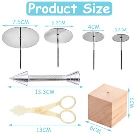 Tomuvpzn Flower Nail Set